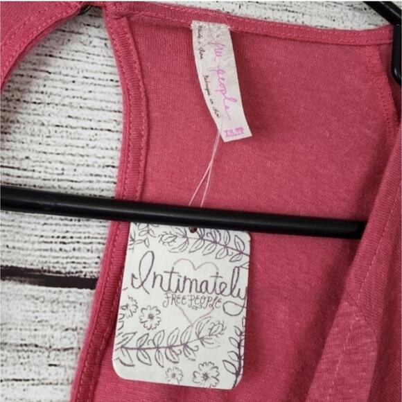 NWT Free People Hot Pink Boho Summer Maxi Dress - Picture 3 of 5